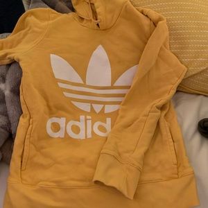 Yellow adidas hoodie